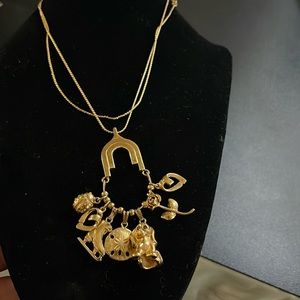 RARE FINDS Very Long Vintage Monet Necklage & Pendant